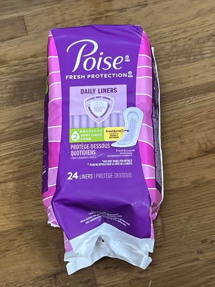 Photo of free Poise® Panty Liners (Wolfe & Reed) #1