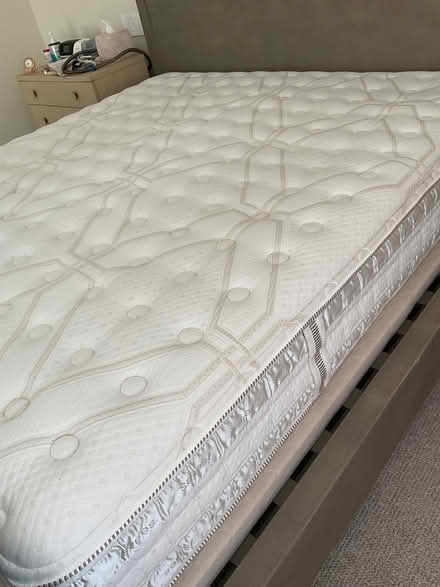 Photo of free Cal king mattress & bunky board (Menlo Park) #2