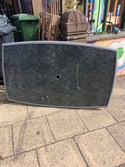 Photo of free Garden table metal frame glass top (New Brighton CH45) #3