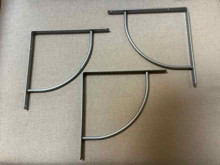 Photo of free Set of 3 Metal Shelf Brackets (Upper Denby HD8) #1