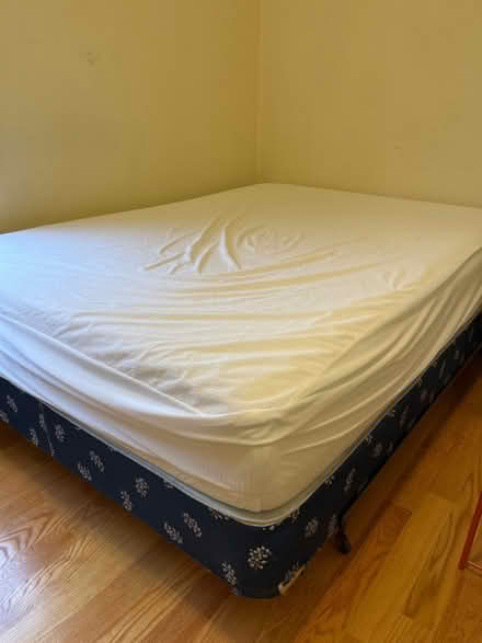 Photo of free Full Size Mattress and Frame (02155) #2