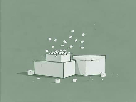 Photo of free packing pellets & 2 cardboard boxes (Keswick CA12) #1