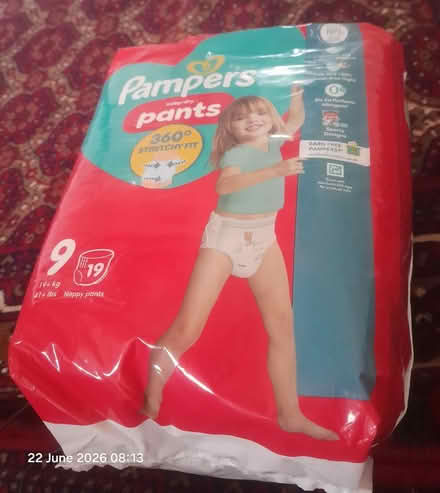 Photo of free Pampers Size 9 (WV10) #1