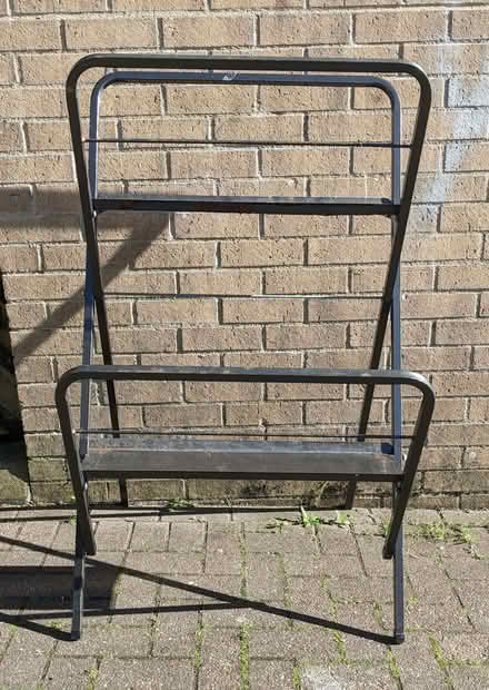 Photo of free Folding Metal Shelving Stand (Lipson PL4) #2