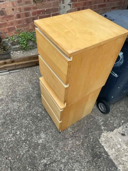 Photo of free 2x IKEA Malm bedside cabinets (Sheffied, Wadsley, S6) #1