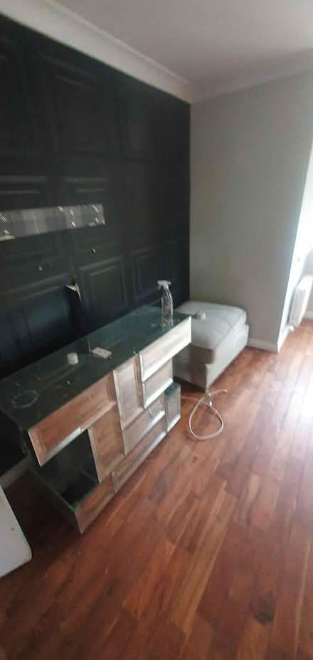 Photo of free Fabric Sofa+Footstool+MirrorDisplay (G33 Near Glasgow Fort) #2