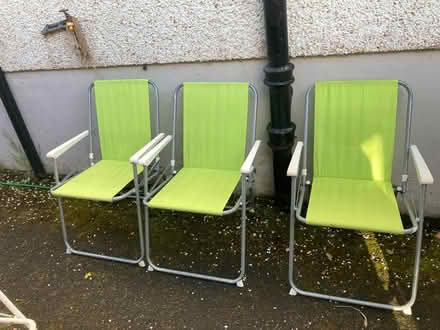 Photo of free Garden / camping chairs, 7 in total. (Lochart Mill ML11) #1