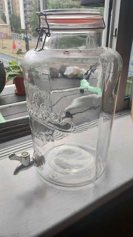 Photo of free Glass Kilner jar with tap (Limehouse E14) #2