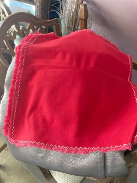 Photo of free Six matching red placemat (Foothill Boulevard Cupertino) #1