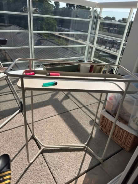 Photo of free Metal side table (73 upper richmond road putney) #1