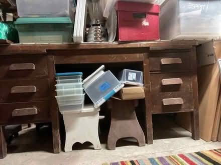Photo of free vintage teachers desks (Mission District) #2