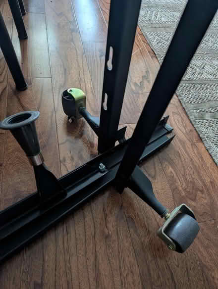 Photo of free Queen-size metal bed frame (Bloor/Runnymede area) #2