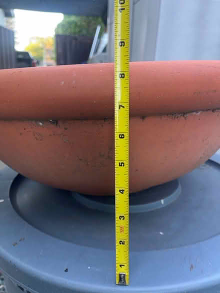 Photo of free terra cotta “color bowl” plant pot (Court Ln. Concord) #3