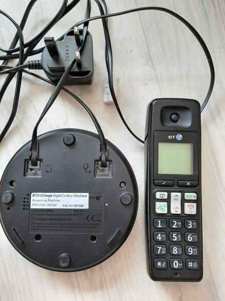 Photo of free BT3510 single digital cordless telephone answering machine (Stanley Gate L39) #2