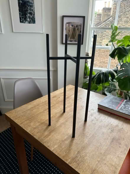 Photo of free Tall metal plant stand (London Fields E8) #2