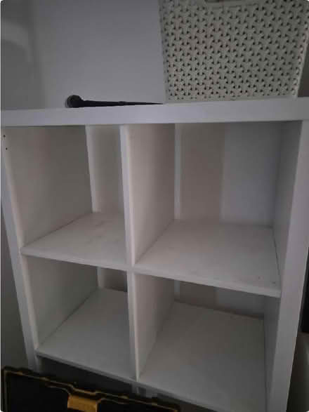 Photo of free White IKEA kallax bookcase x 2 (Knaphill GU21) #1