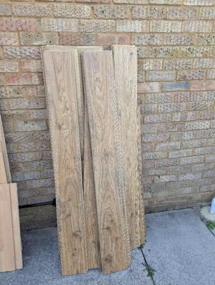 Photo of free Wooden flooring , roughly 50 planks. (Stantonbury MK14) #1