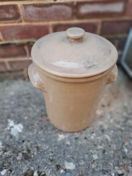 Photo of free Earthenware Lidded Pot (Harefield SO19) #1