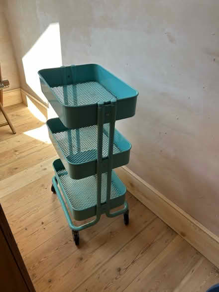 Photo of free Turquoise Ikea Trolley (Perry Vale SE23) #1
