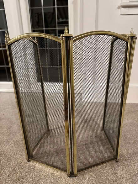 Photo of free Brass folding fireguard (St John's TN13) #1