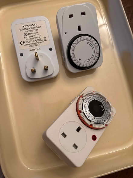 Photo of free Plug in timer sockets x 3 (Wimbledon Common SW19) #1