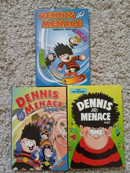 Photo of free 3 Dennis the Menace annuals (Buxworth SK23) #1