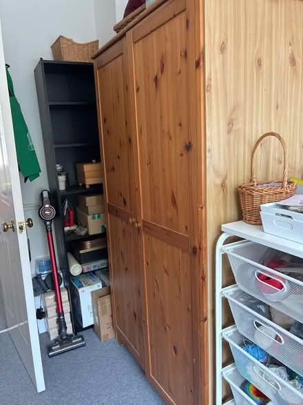 Photo of free Pine effect wardrobe from 1990s (Steyning BN44) #1
