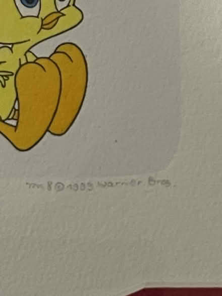 Photo of free Framed Tweety Bird print (Bundoora) #4