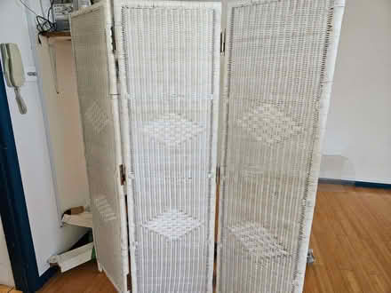 Photo of free rattan white room divider (Woodingdean BN2) #3
