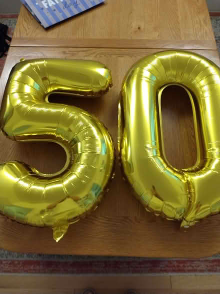 Photo of free Age 50 balloons (Barnard's Green WR14) #1