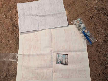 Photo of free Paint by Number Birch Trees (West Groton) #2