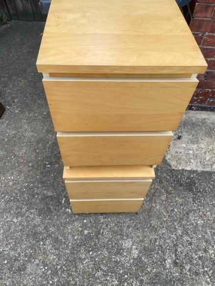 Photo of free 2x IKEA Malm bedside cabinets (Sheffied, Wadsley, S6) #2