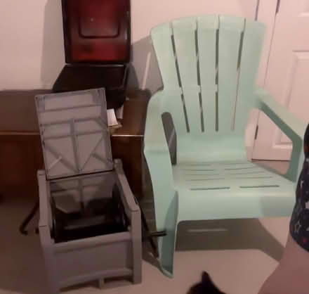 Photo of free Table top grill, chair, hose holder (Western Dearborn) #2