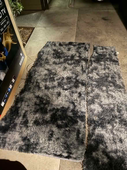 Photo of free Lightweight shaggy rug pieces (1075 Valencia Avenue) #1