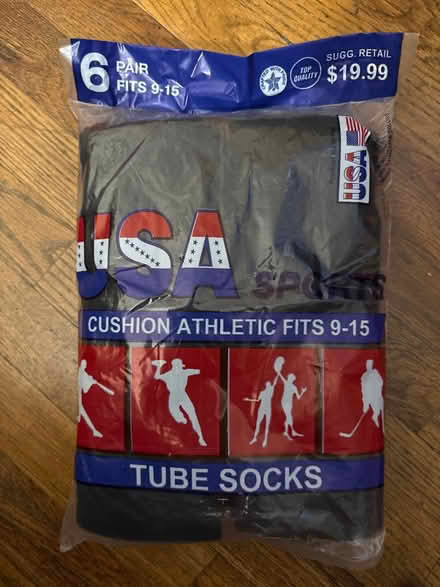 Photo of free Size 9-15 Black Men’s Socks (Clason Point Bronx NY) #1