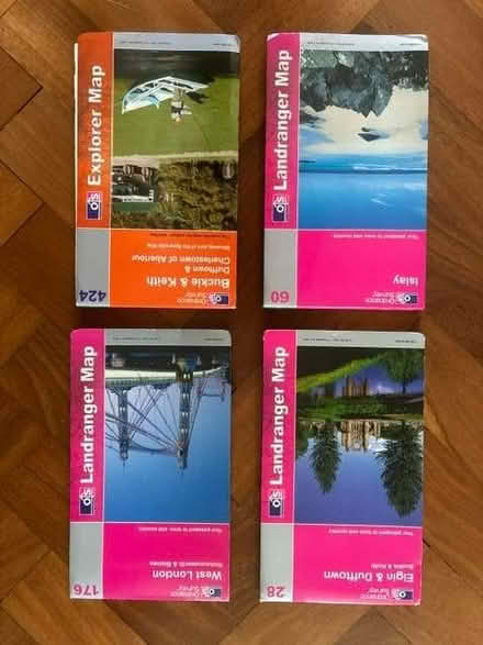 Photo of free Ordnance Survey Maps x 4 (The Cedars Estate WD3) #1