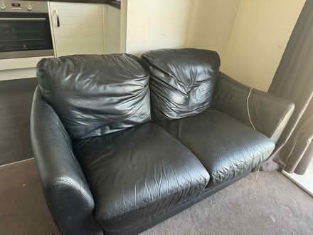 Photo of free Bed & leather couches (Farnborough, GU14) #3