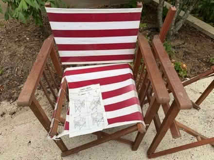 Photo of free Director Chairs for garden (Meresborough ME8) #2