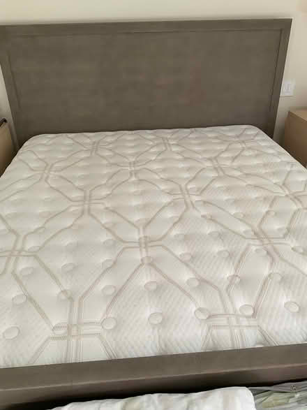 Photo of free Cal king mattress & bunky board (Menlo Park) #1
