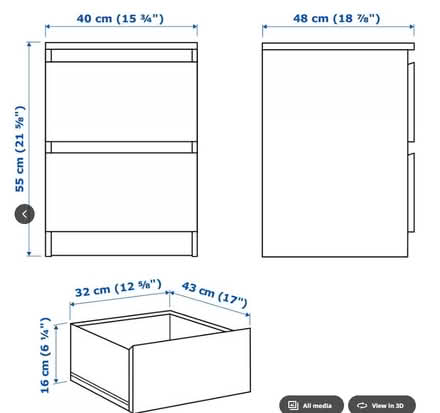 Photo of free IKEA bedside table (Beverley HU17) #4