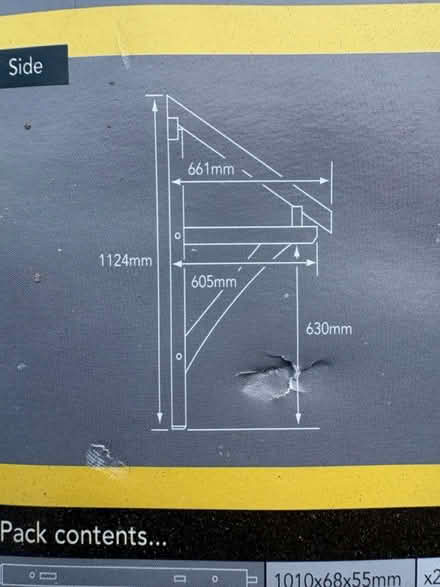 Photo of free New porch canopy frame (Scarborough YO12) #1