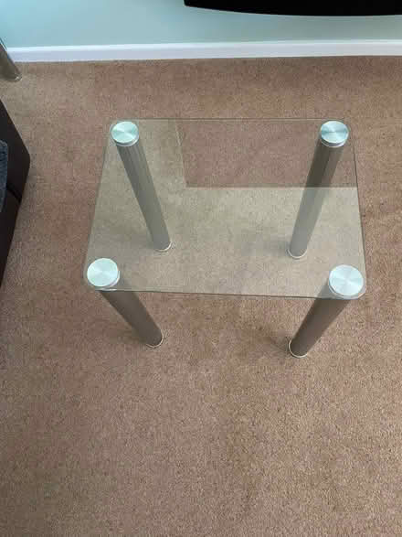 Photo of free Glass topped side tables and tv stand (Pebsham TN40) #3