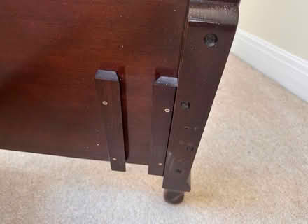 Photo of free 2 x dark wood single bed heads and foot boards. (Adel LS16) #3