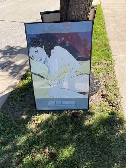 Photo of free CURB ALERT. Large picture frames (Niles) #1