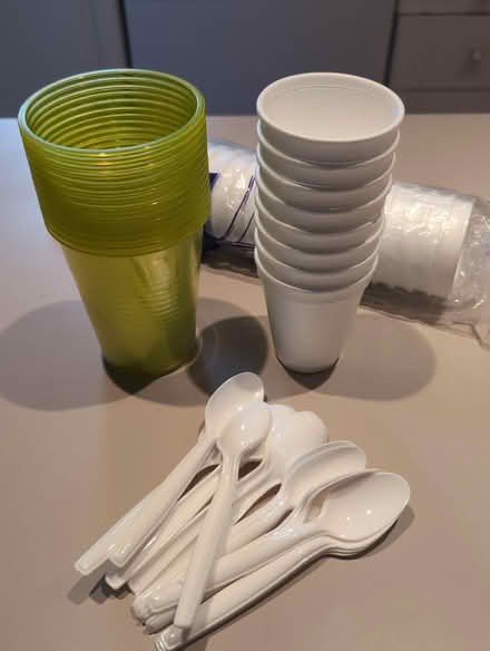 Photo of free Paper plates, plastic glasses (Glebe) #2