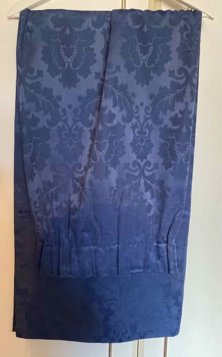 Photo of free Pair blue curtains (Swindon SN5) #1