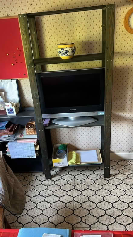 Photo of free 2 wooden shelving units (High Barnet EN5) #1