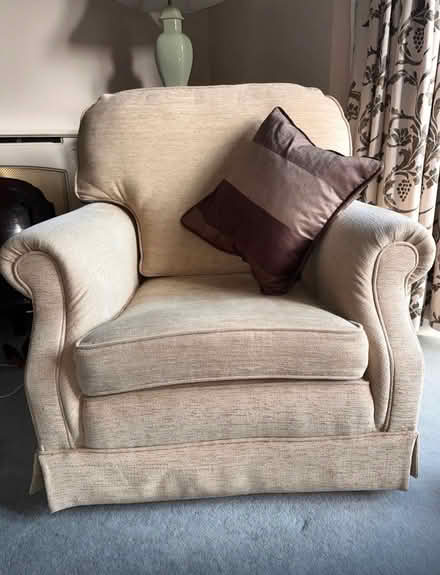 Photo of free Oatmeal/Beige Suite - 2 x Two-seater sofa & 1 x armchair (Adel LS16) #3