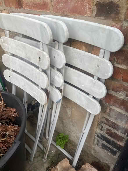 Photo of free Garden table 3 chairs (E17) #2