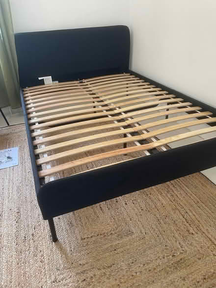 Photo of free IKEA bed double. SLATTUM- Saturday (Haringey, near St Ann's, N15) #3